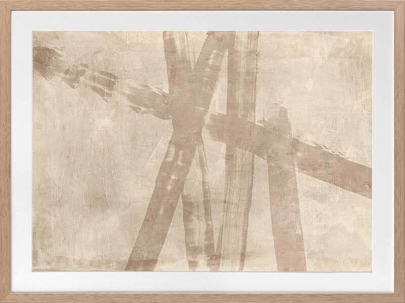 Rustic Charm Beige II Framed Art Print