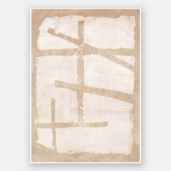 The Strength of Natural Beauty Beige I Unframed Art Print