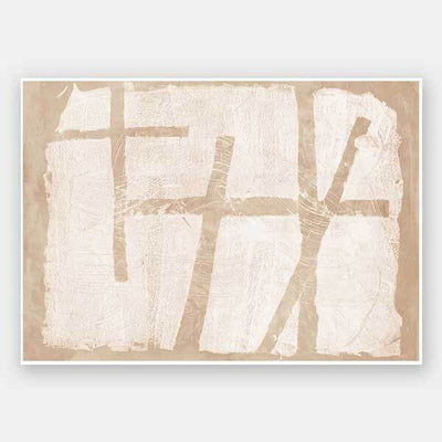 The Strength of Natural Beauty Beige I Unframed Art Print