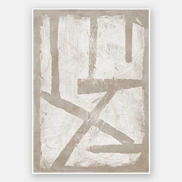 The Strength of Natural Beauty Grey II Unframed Art Print