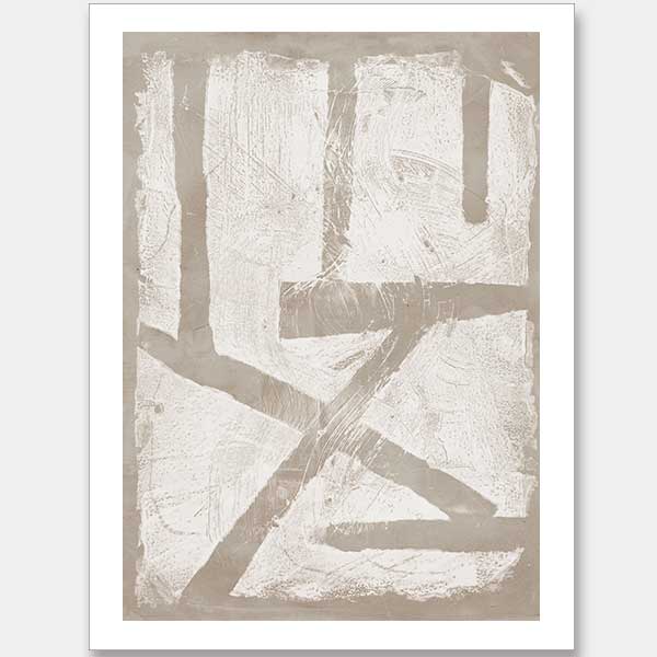 The Strength of Natural Beauty Grey II Unframed Art Print