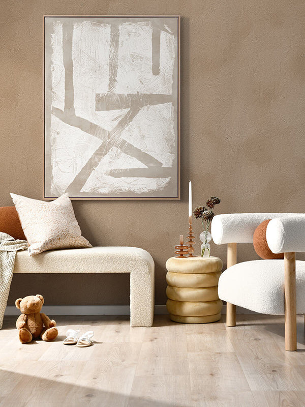 The Strength of Natural Beauty Grey II Canvas Art Print  | Lifestyle