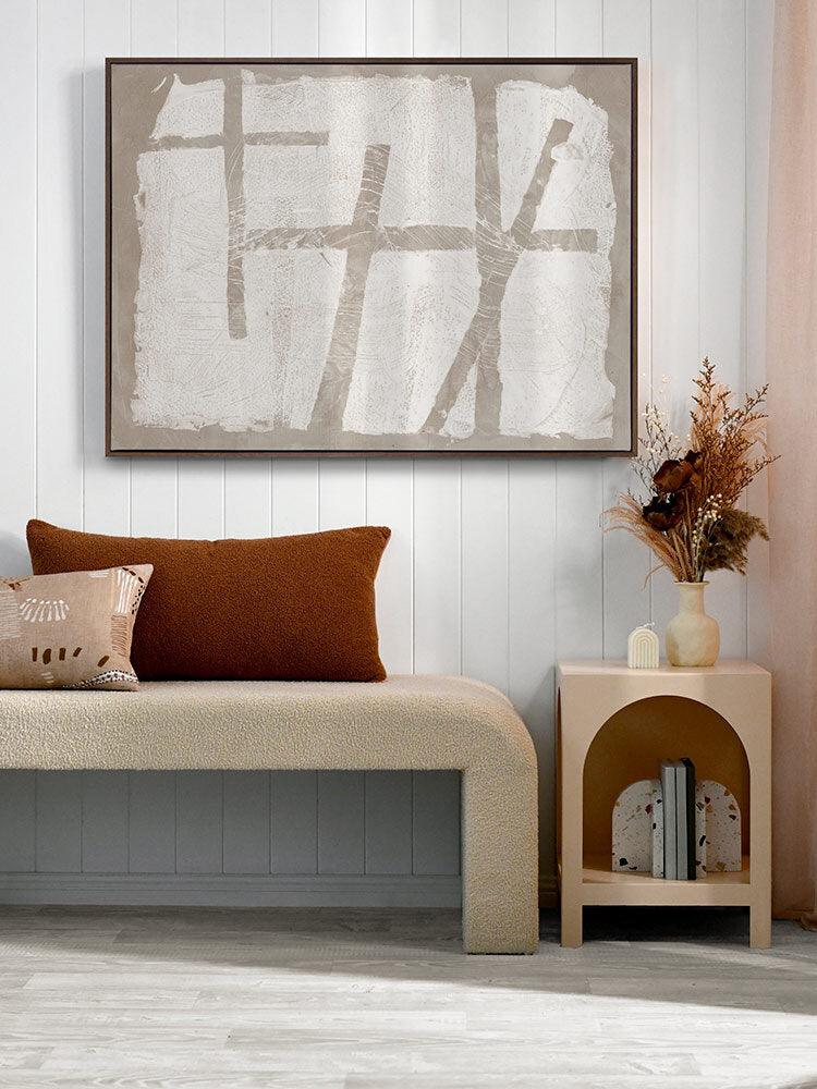 The Strength of Natural Beauty Grey I Canvas Art Print  | Lifestyle