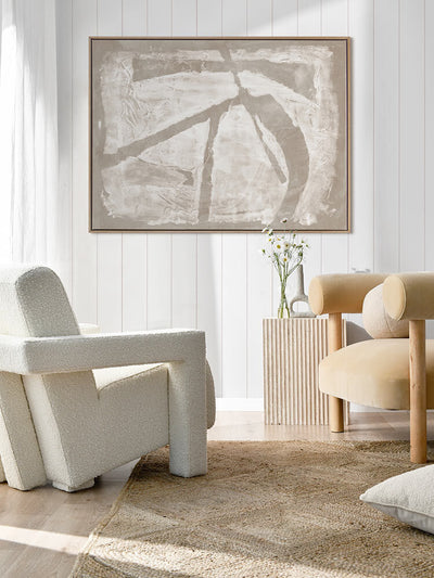 The Strength of Natural Beauty Grey III Canvas Art Print  | Lifestyle