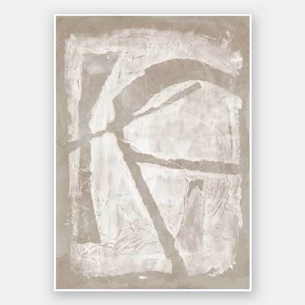 The Strength of Natural Beauty Grey III Unframed Art Print