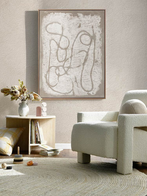 The Dignity of Time Grey I Canvas Art Print  | Lifestyle