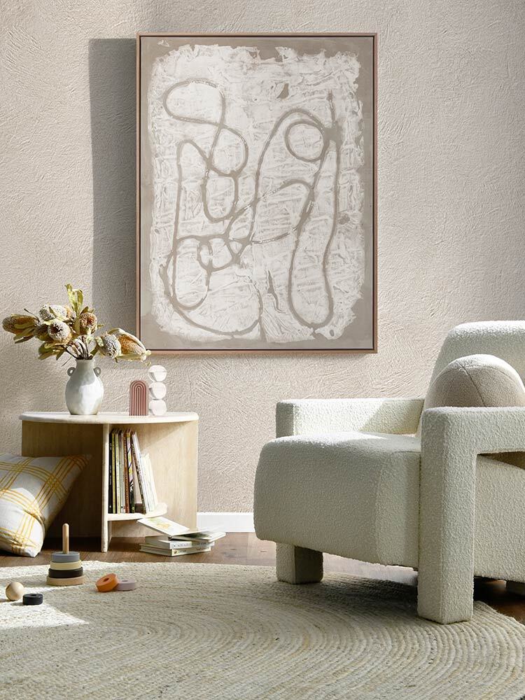 The Dignity of Time Grey I Canvas Art Print  | Lifestyle