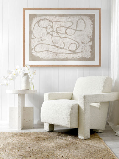 The Dignity of Time Grey I Framed Art Print | Lifestyle