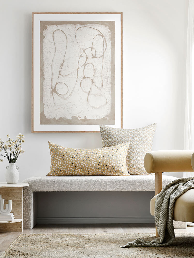 The Dignity of Time Grey II Framed Art Print | Lifestyle