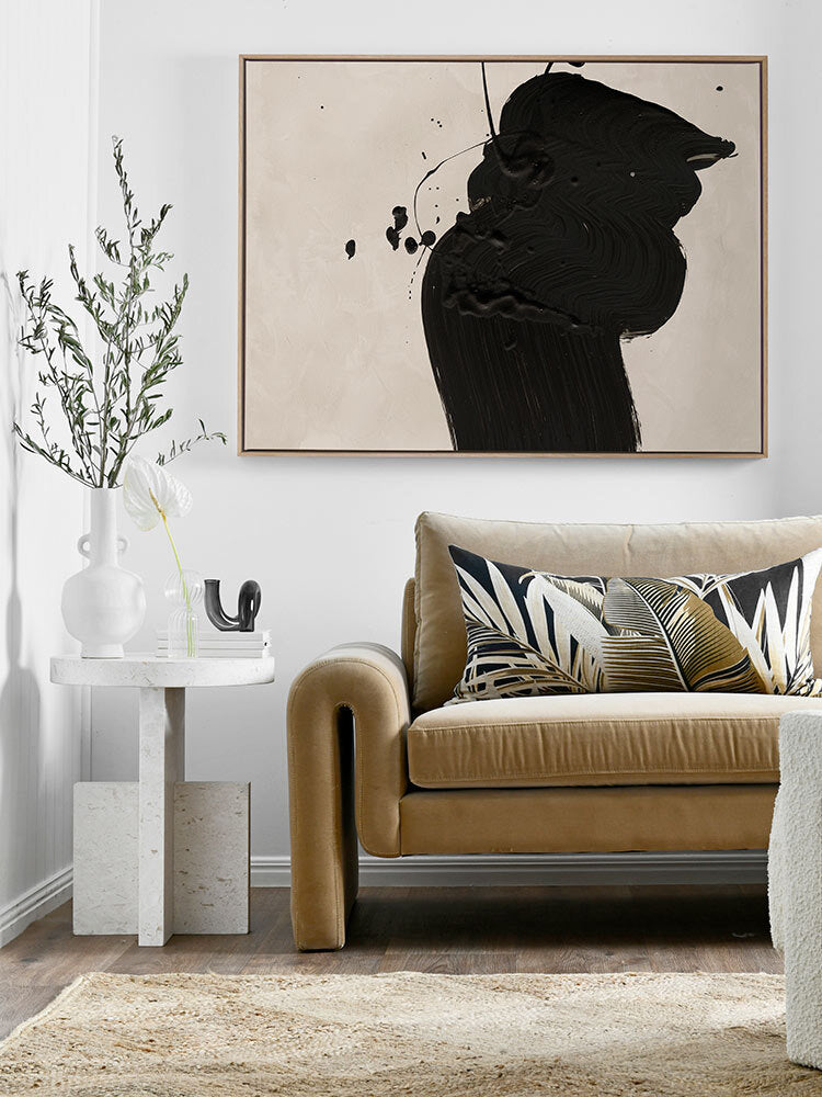 Imperfect Beauty Black I Canvas Art Print 