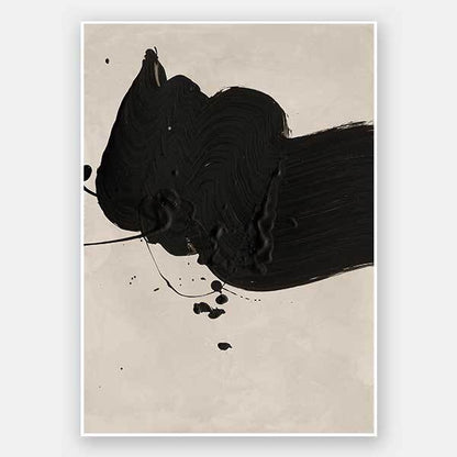 Imperfect Beauty Black I Unframed Art Print