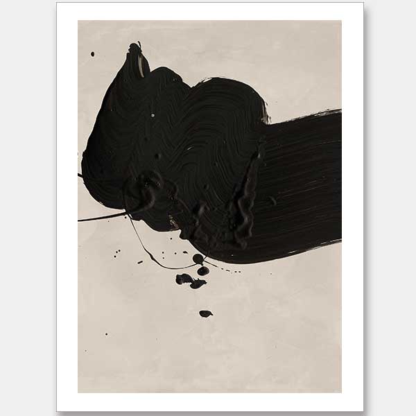 Imperfect Beauty Black I Unframed Art Print