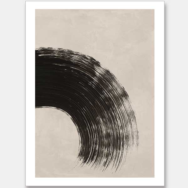 Imperfect Beauty Black II Unframed Art Print