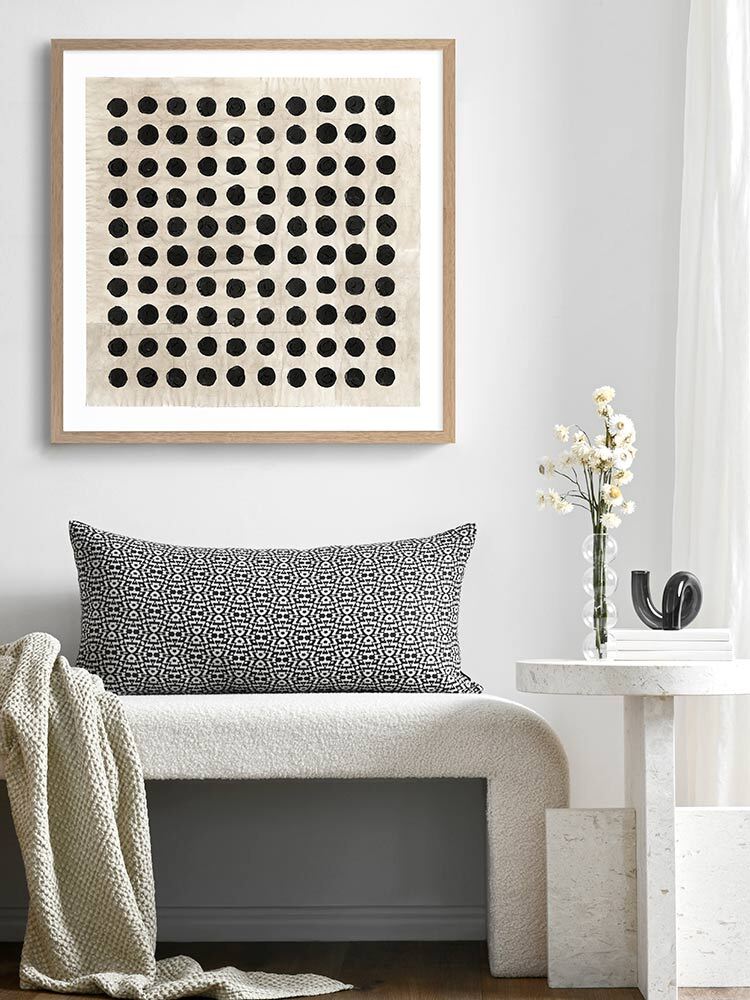 The Simplicity of Functionality Black I Framed Art Print | Lifestyle