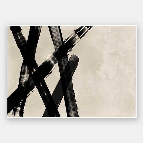 Rustic Charm Black II Unframed Art Print