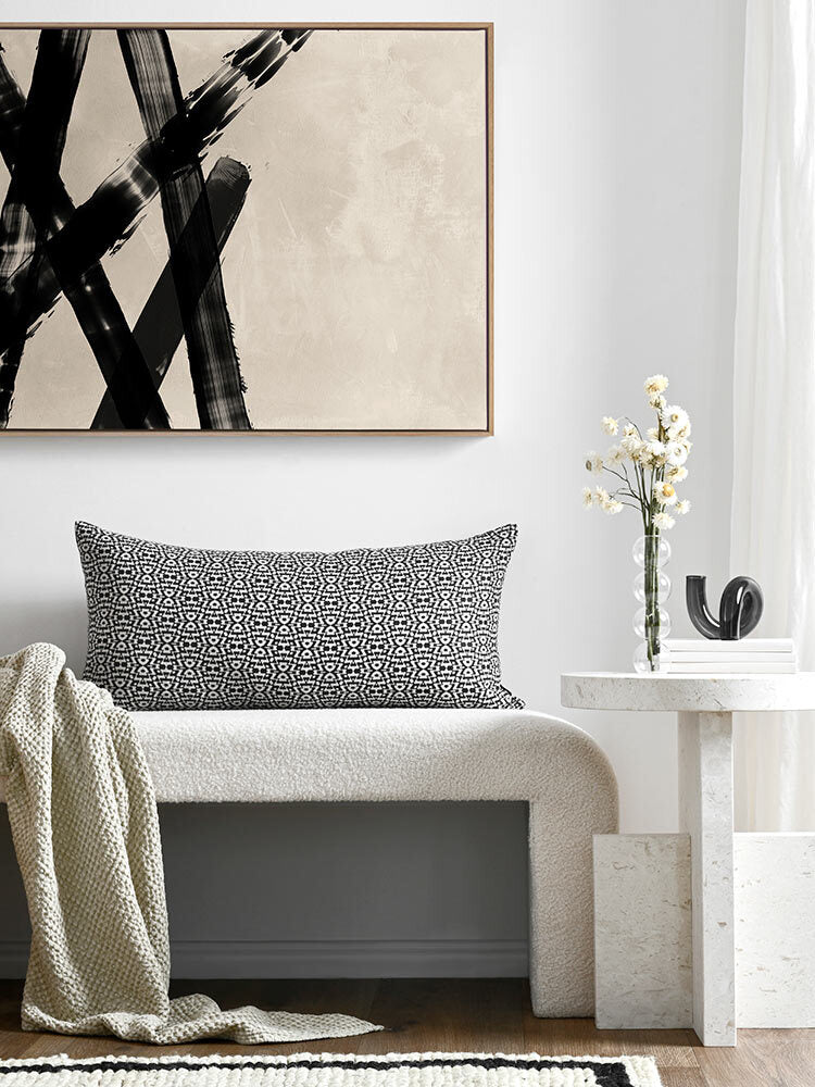 Rustic Charm Black II Canvas Art Print  | Lifestyle