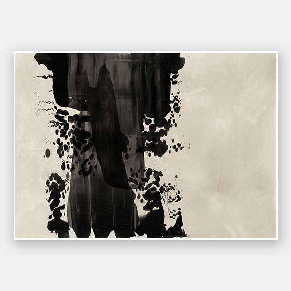 The Poetry of the Imperfect Black I Unframed Art Print