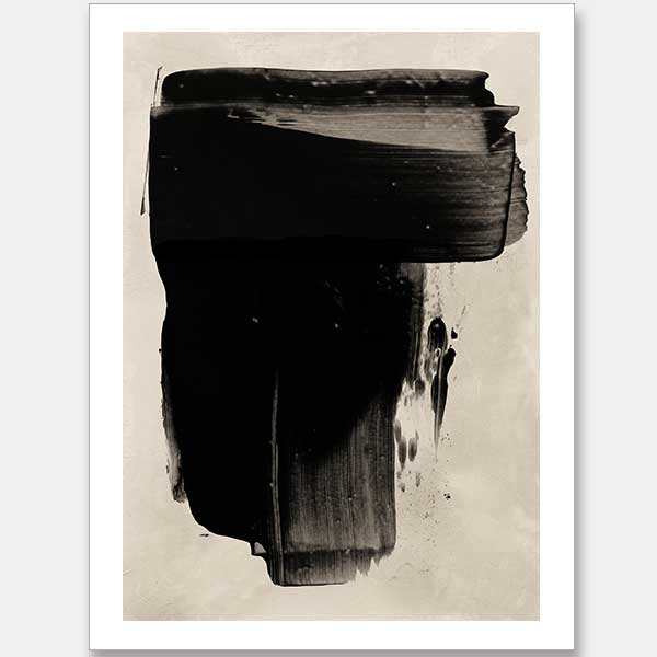 The Calm of Simplicity Black Unframed Art Print