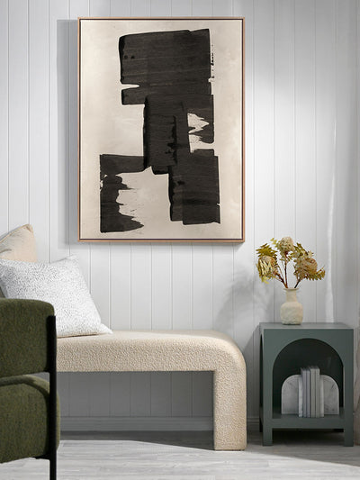 The Grace of Aging Black II Canvas Art Print  | Lifestyle
