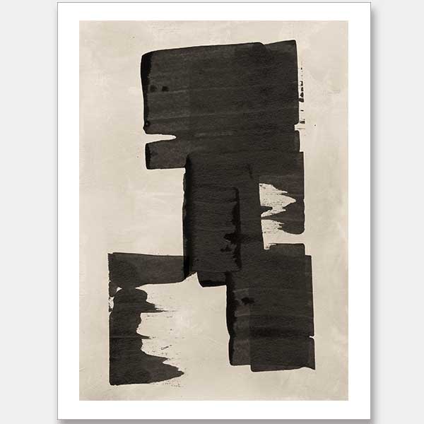 The Grace of Aging Black II Unframed Art Print