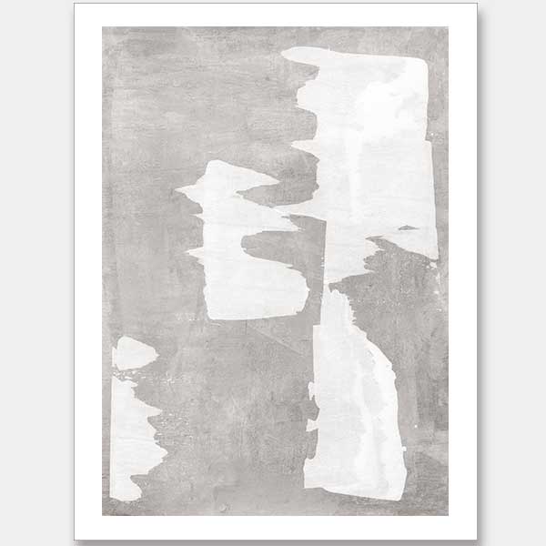 The Grace of Aging Grey Unframed Art Print