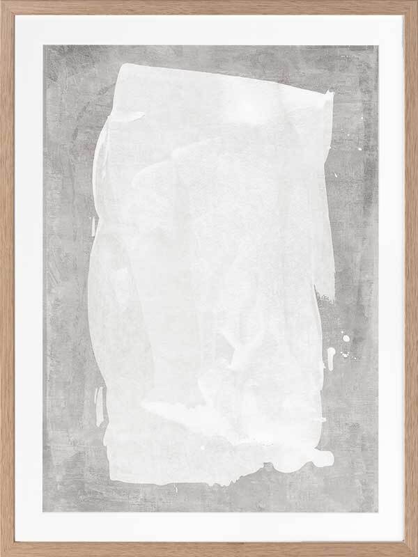 The Poetry of the Imperfect Grey I Framed Art Print