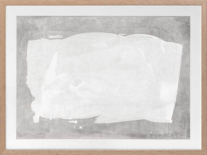 The Poetry of the Imperfect Grey I Framed Art Print