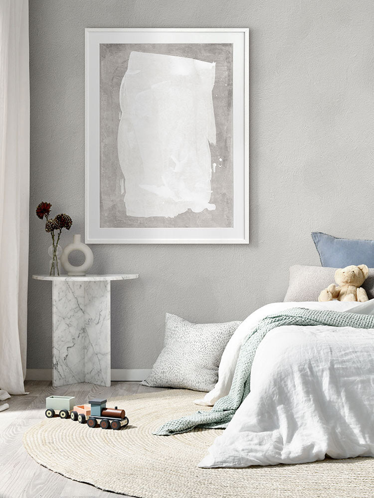 The Poetry of the Imperfect Grey I Framed Art Print | Lifestyle