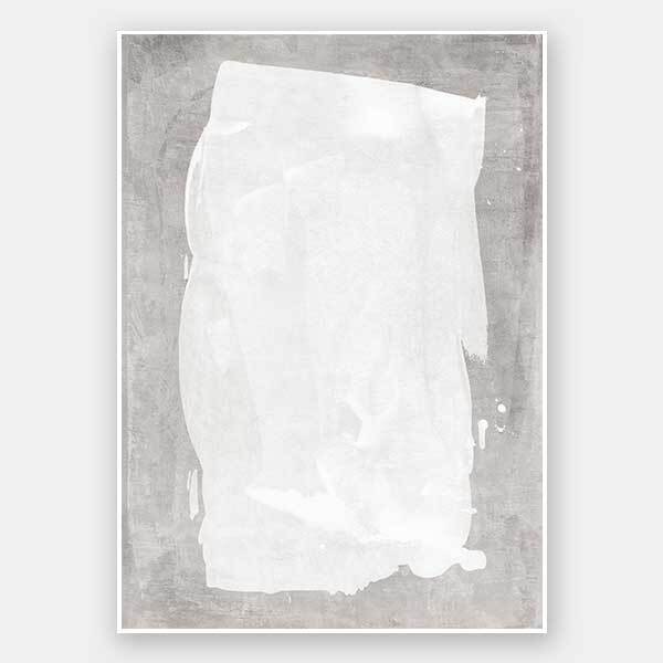 The Poetry of the Imperfect Grey I Unframed Art Print