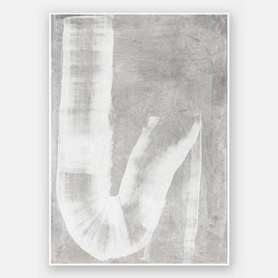 The Mystery of the Unseen Grey Unframed Art Print