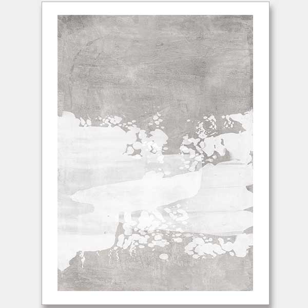 The Poetry of the Imperfect Grey II Unframed Art Print