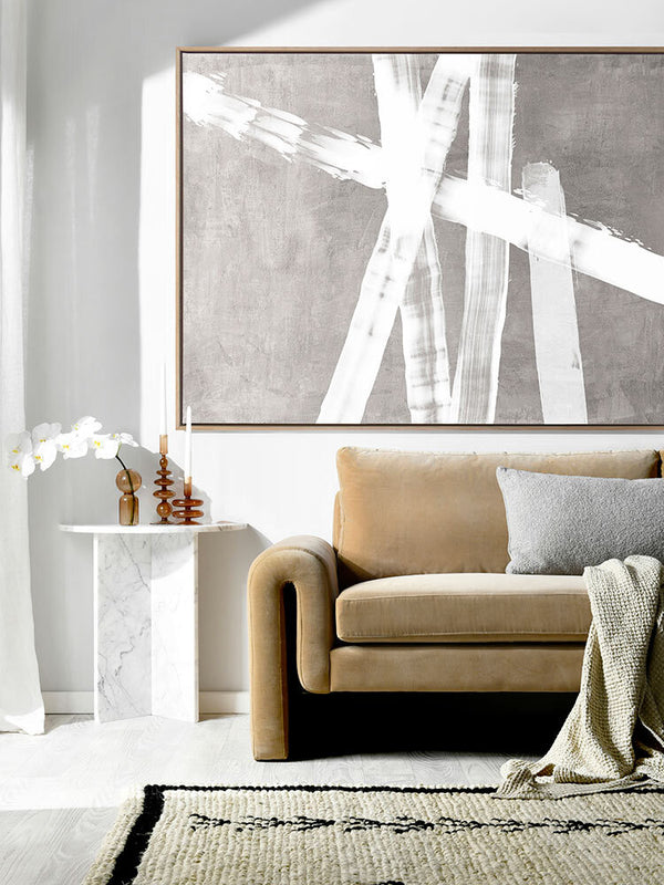 Rustic Charm Grey II Canvas Art Print  | Lifestyle