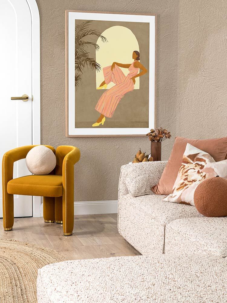 Solène Framed Art Print | Lifestyle