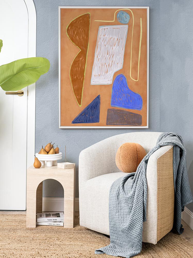 Desert Geo I Canvas Art Print | Lifestyle