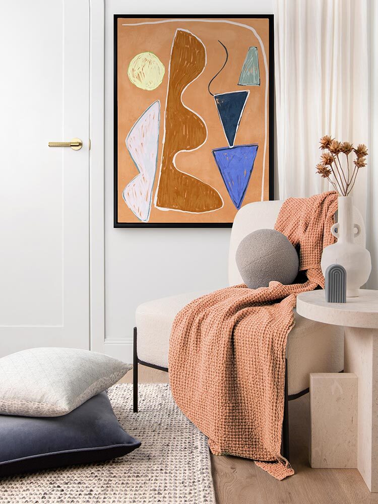 Desert Geo II Canvas Art Print