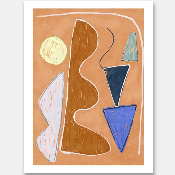 Desert Geo II Unframed Art Print