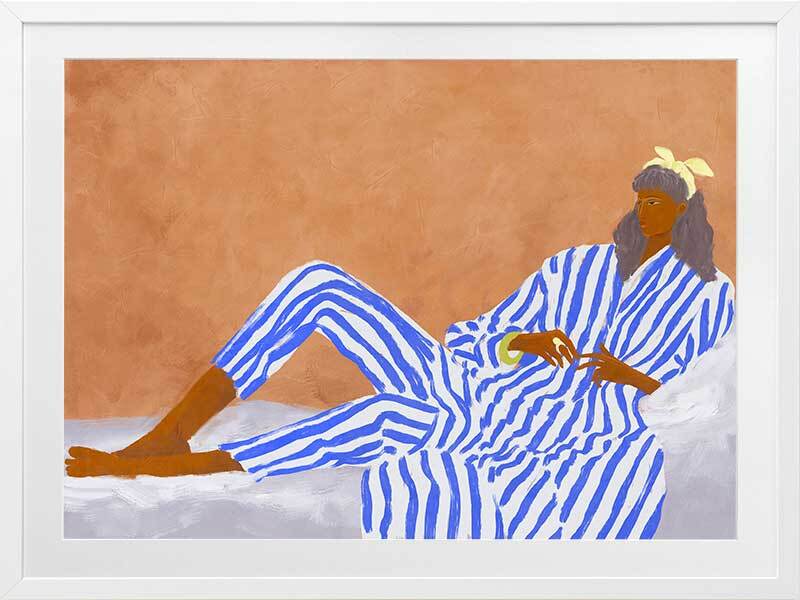 Chloé Framed Art Print