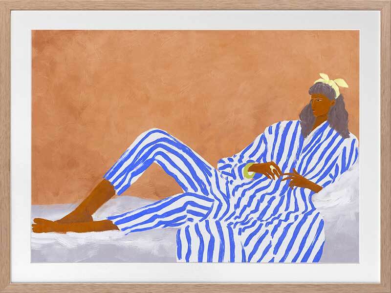 Chloé Framed Art Print