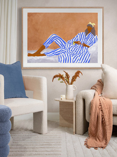 Chloé Framed Art Print | Lifestyle