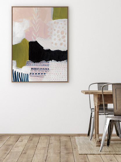 Tribal Study Canvas Art Print