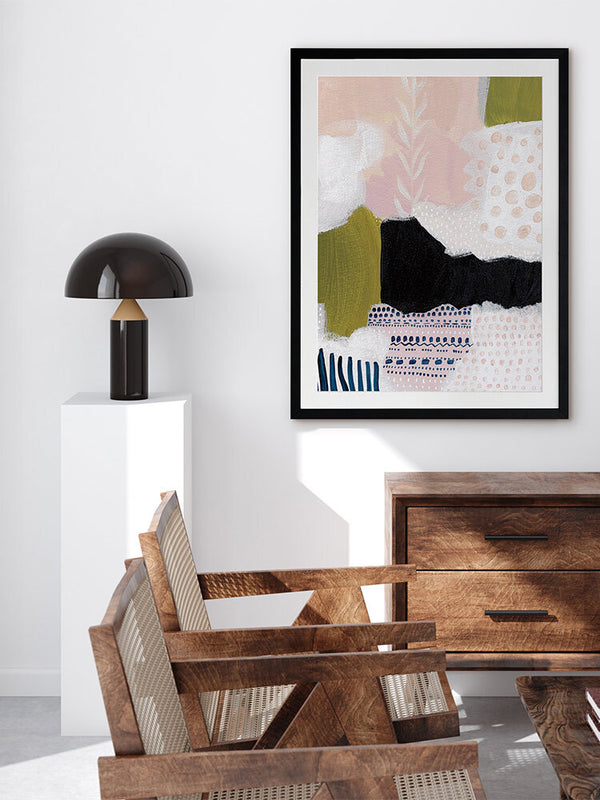 Tribal Study Framed Art Print | Lifestyle