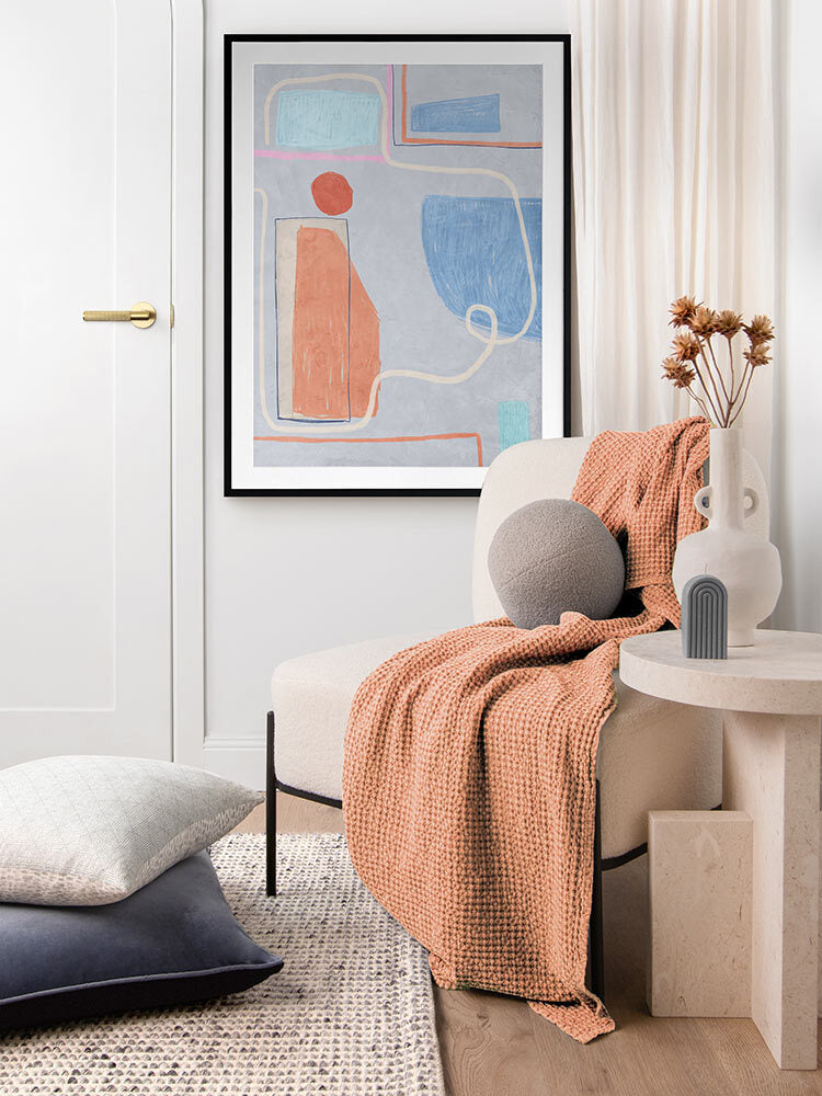 Contemporary Expression I Framed Art Print | Lifestyle