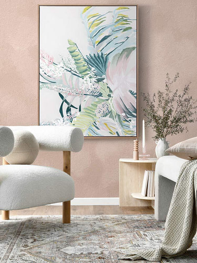 Flora Whispers Canvas Art Print | Lifestyle