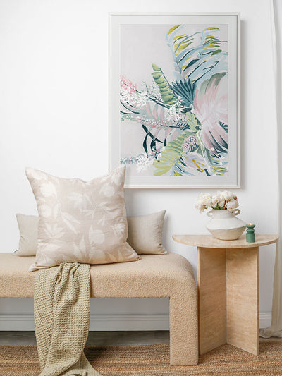 Flora Whispers Framed Art Print | Lifestyle