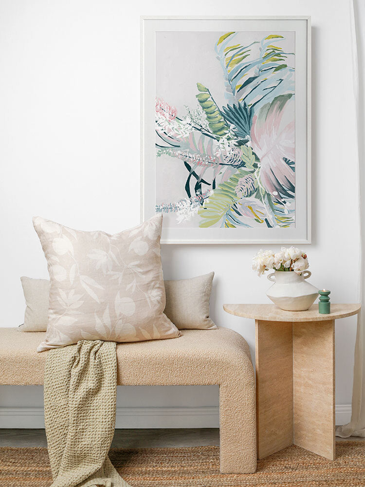 Flora Whispers Framed Art Print | Lifestyle