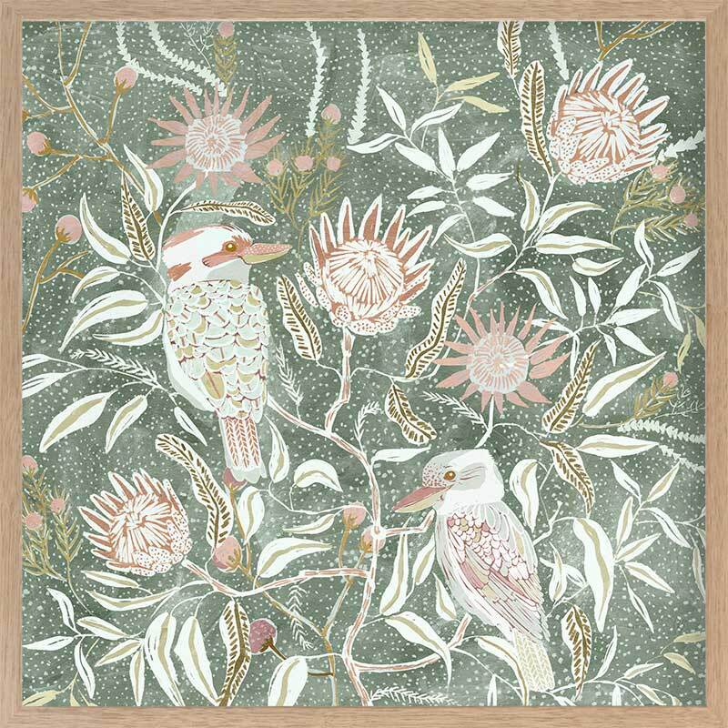 Kookaburra Dreamland Framed Art Print