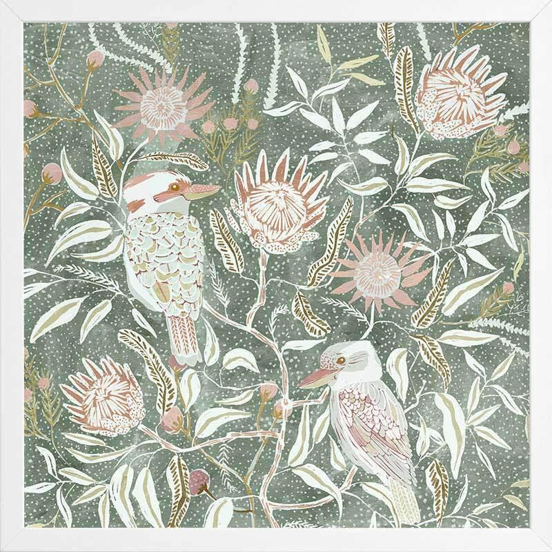 Kookaburra Dreamland Framed Art Print