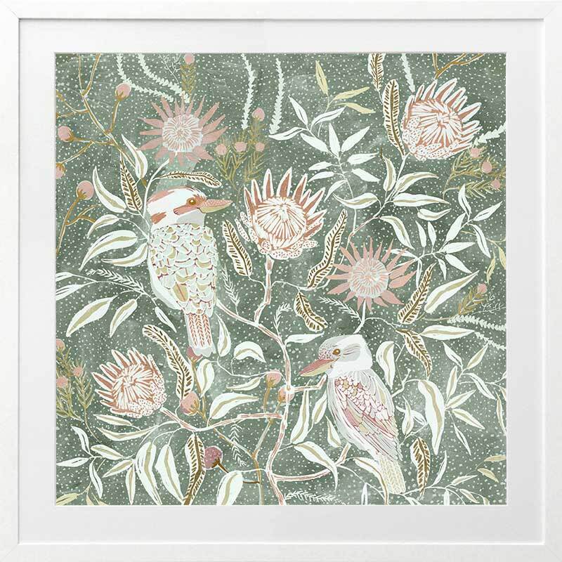 Kookaburra Dreamland Framed Art Print