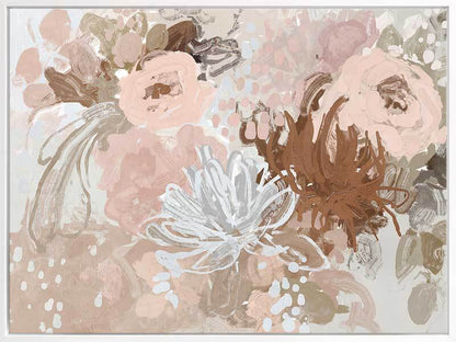 Blush Blossom Delight Canvas Art Print