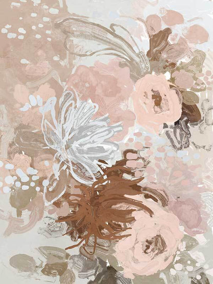 Blush Blossom Delight Canvas Art Print